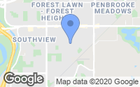 Map of Deer Run, AB